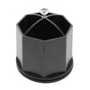 Rotating Desktop Wood Pen & Pencil Holder - Black